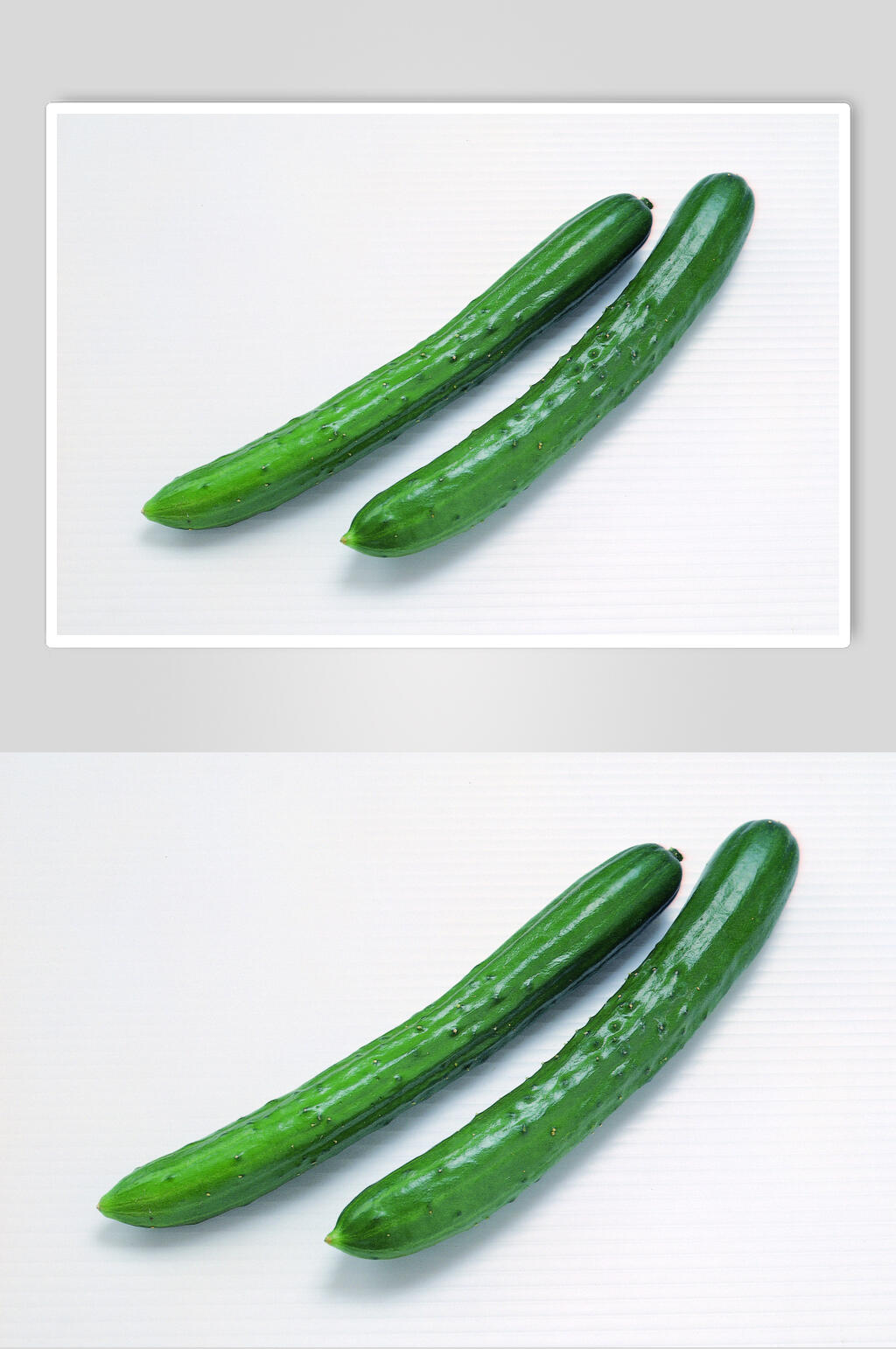 绿色已经黄瓜蔬菜食物摄影图片素材