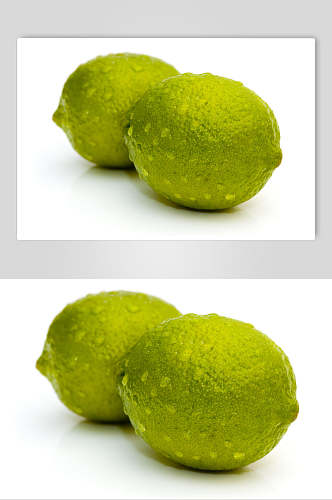 绿色柠檬美食食物摄影图片