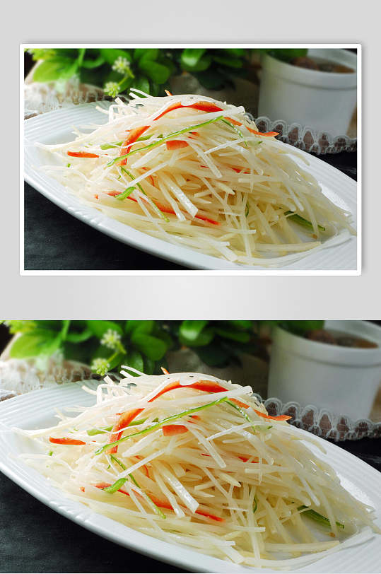 素菜青椒土豆丝图片