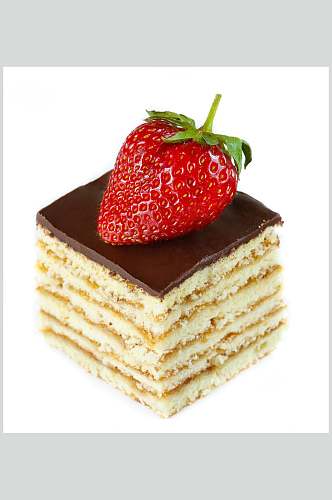 精选草莓甜点蛋糕切件图片