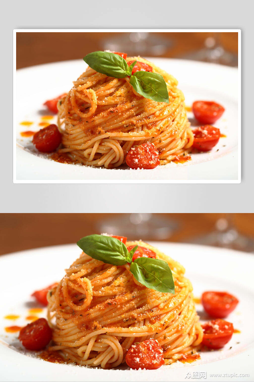 精品美味意大利面通心粉食品图片素材