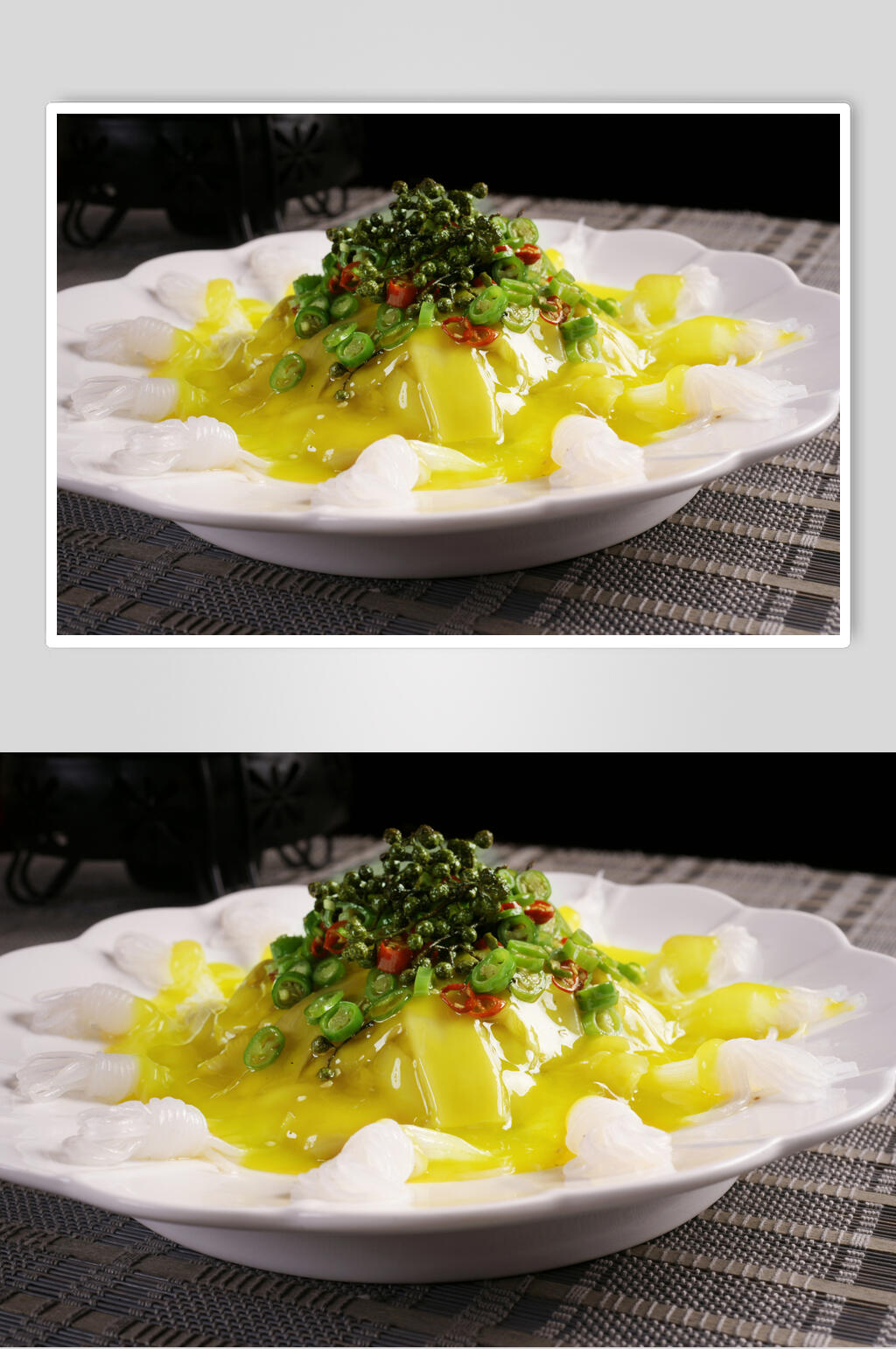 鲜椒白灵菇食物摄影图片素材