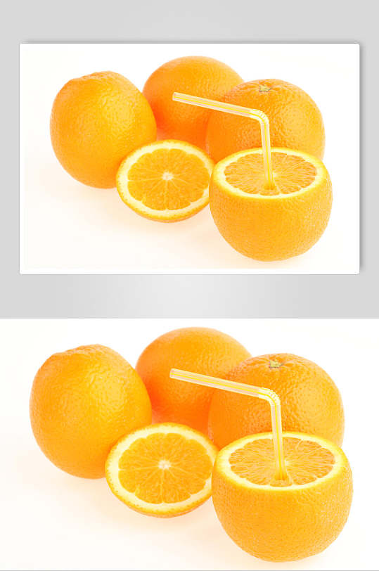 创意果汁橙子橙汁图片