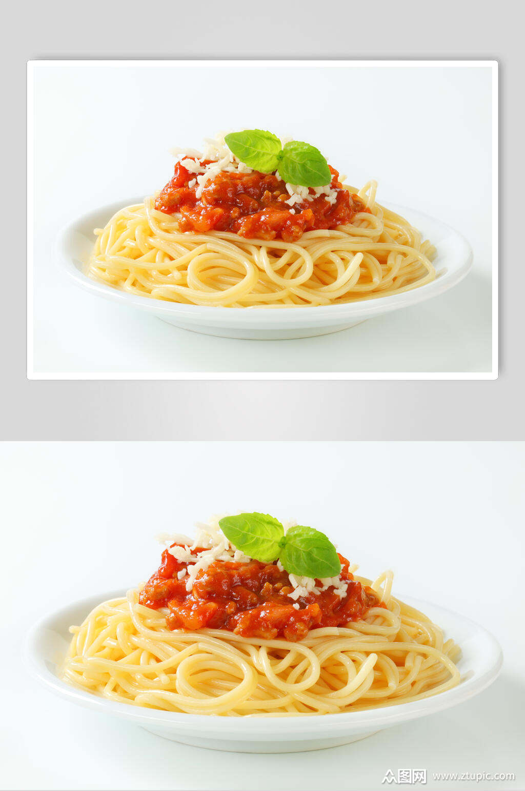 美味意大利面通心粉食品图片素材