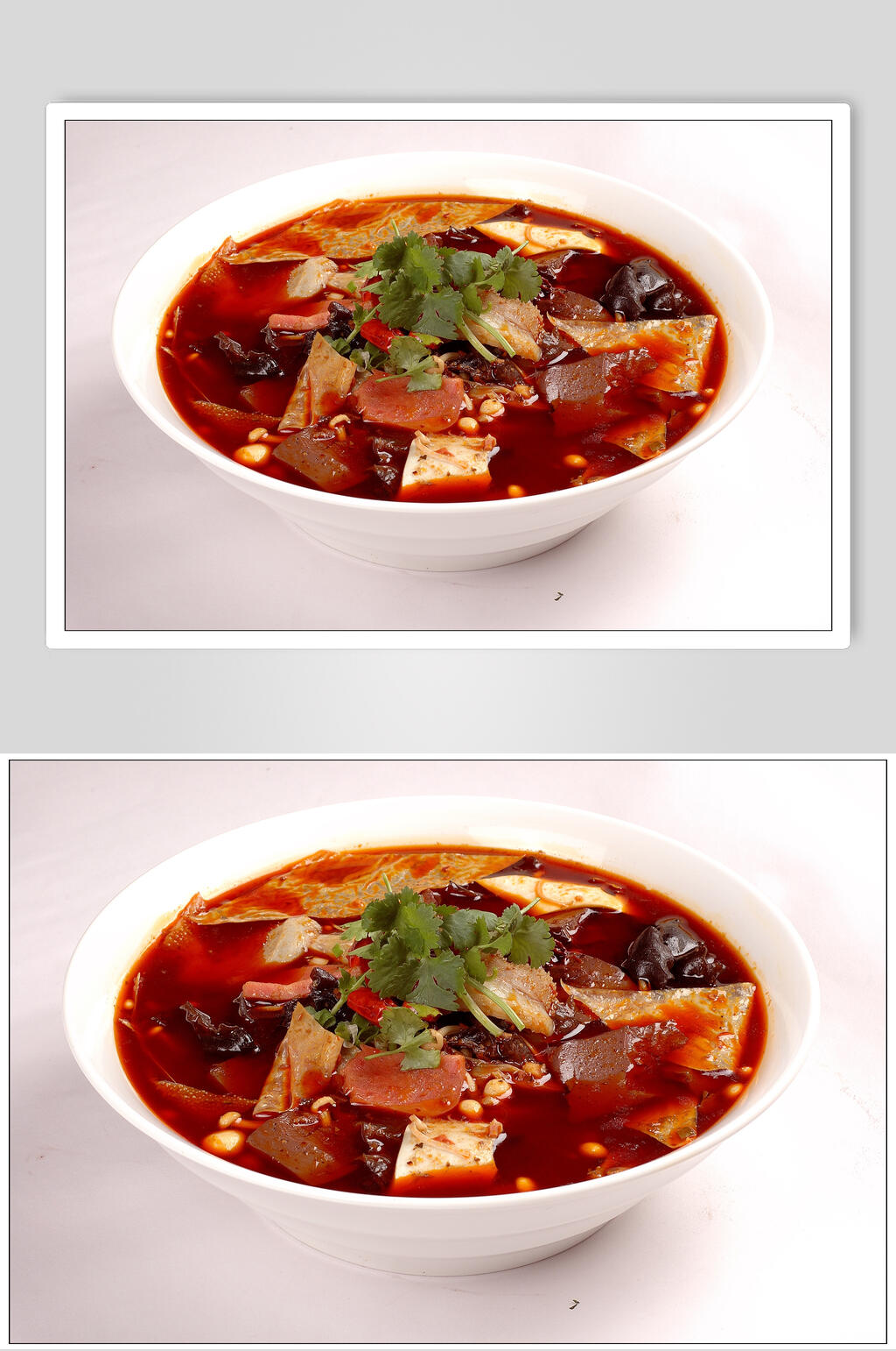 香辣美味毛血旺美食图片素材
