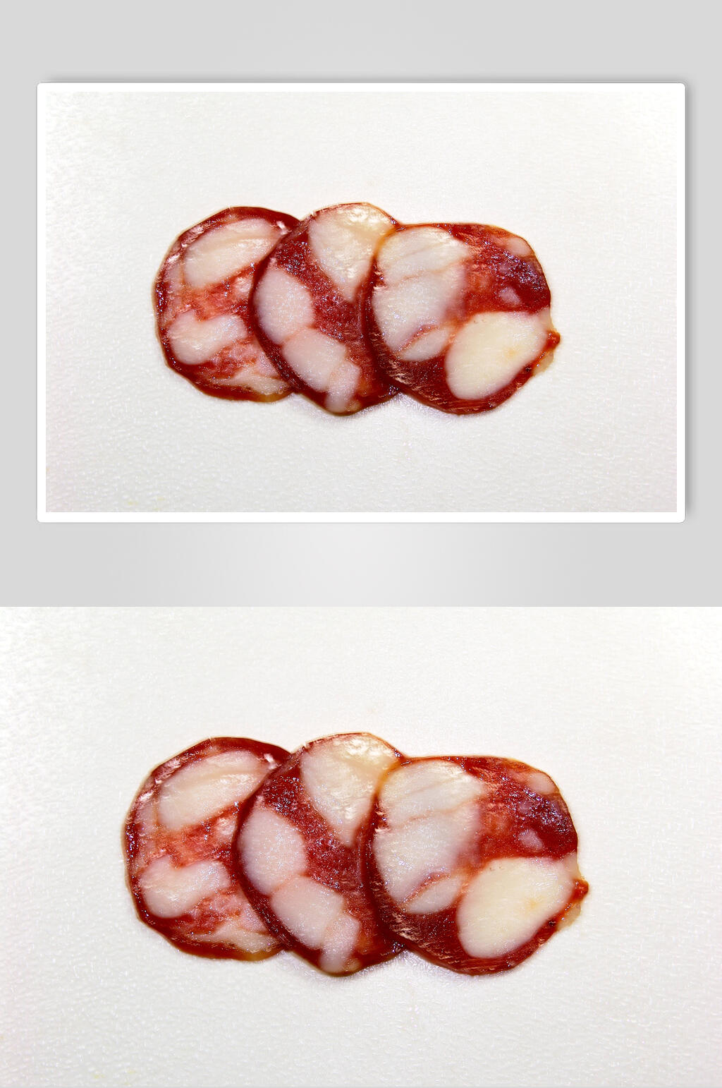 白底腊肠香肠食品摄影图片素材