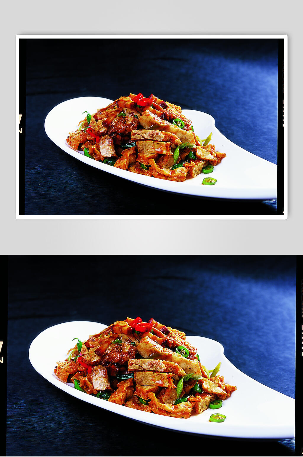 腊味烤豆腐图片素材
