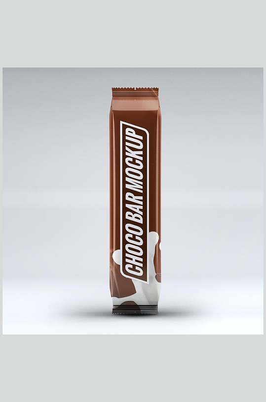 创意英文巧克力食品袋包装样机