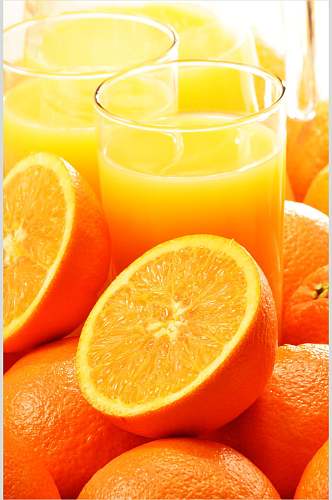 时尚橙子橙汁图片