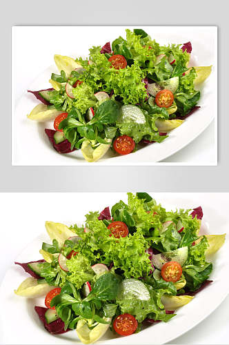 沙拉蔬菜水果食物摄影图片