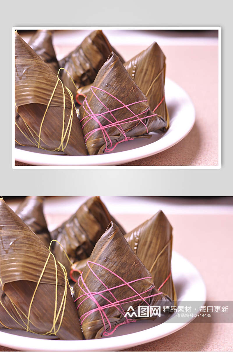 传统三角食品粽子摄影图片素材