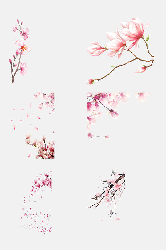 ps桃花花瓣免抠图片-ps桃花花瓣免抠素材下载-众图网