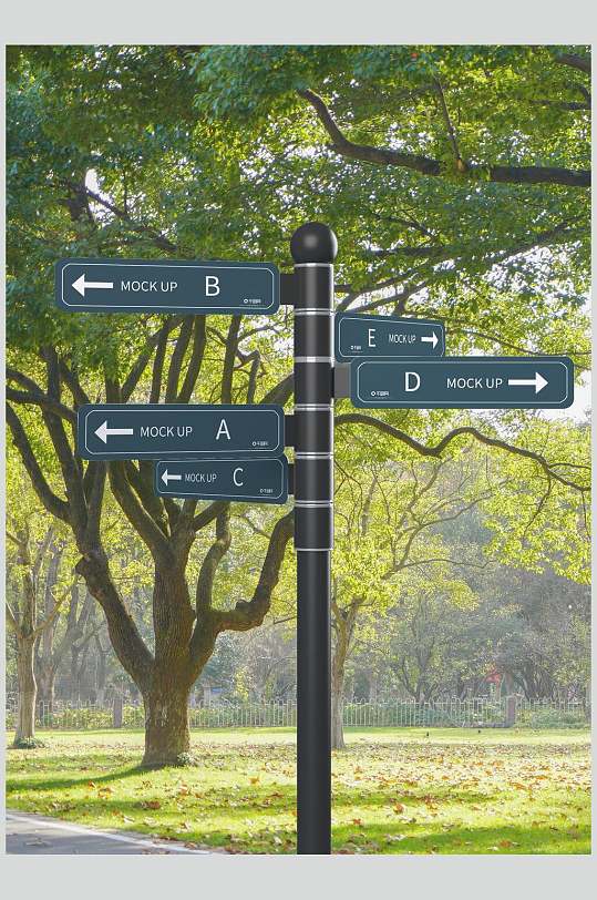 指示牌指路牌样机