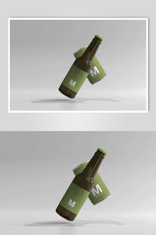 小众设计啤酒瓶样机