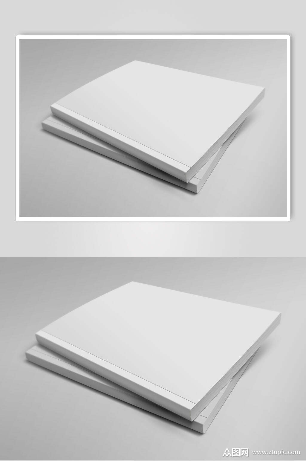 简约经典硬壳厚书籍样机素材