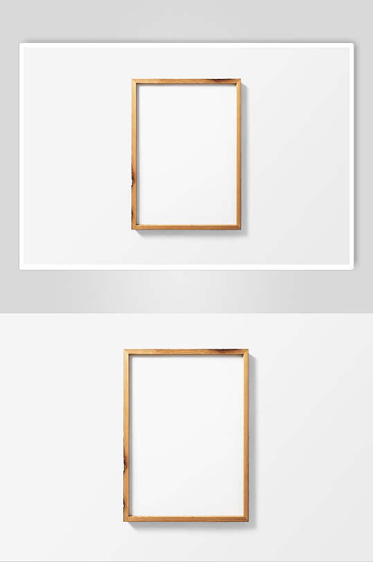 木框画框海报样机