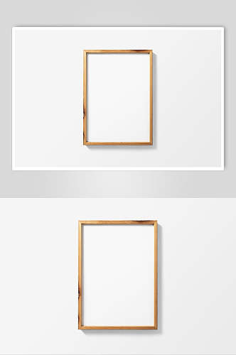 木框画框海报样机