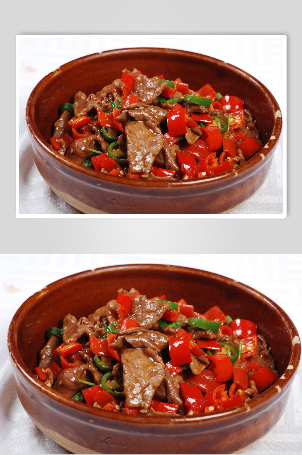 香辣小炒黄牛肉美食图片素材