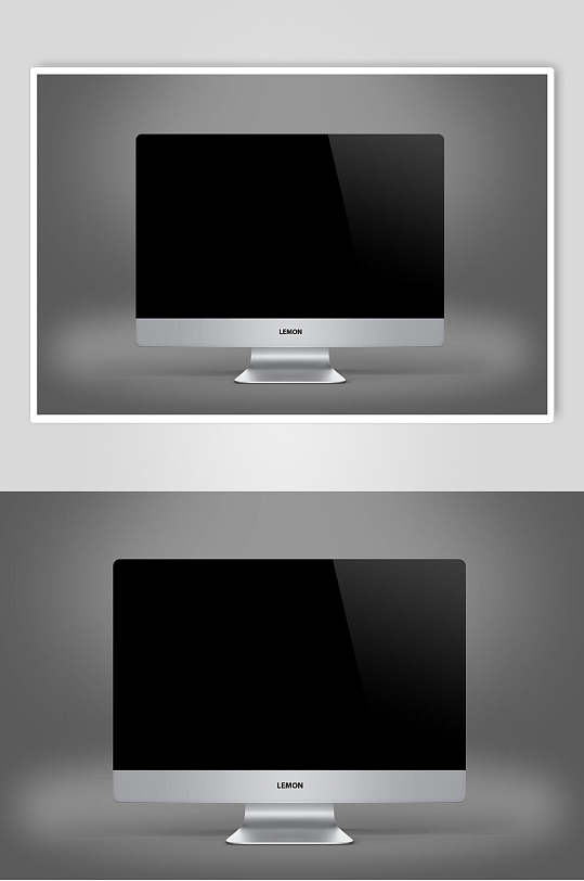 高端大气电脑屏幕一体机整套品牌VI样机