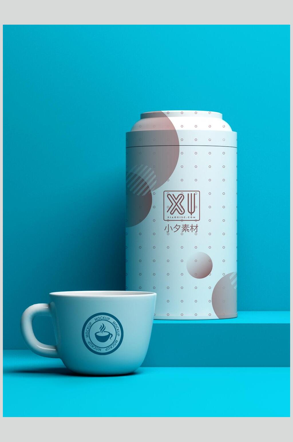 高档茶叶样机设计素材