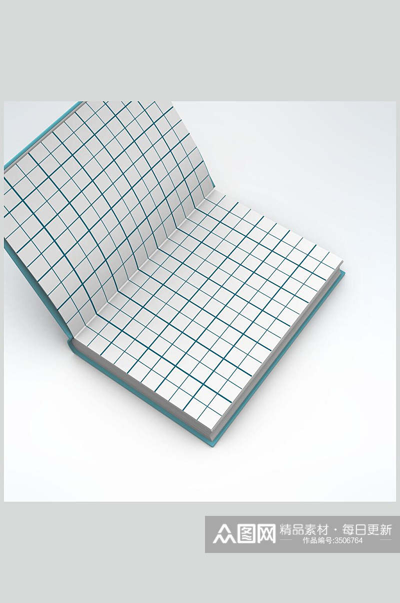长方形书本书籍样机素材