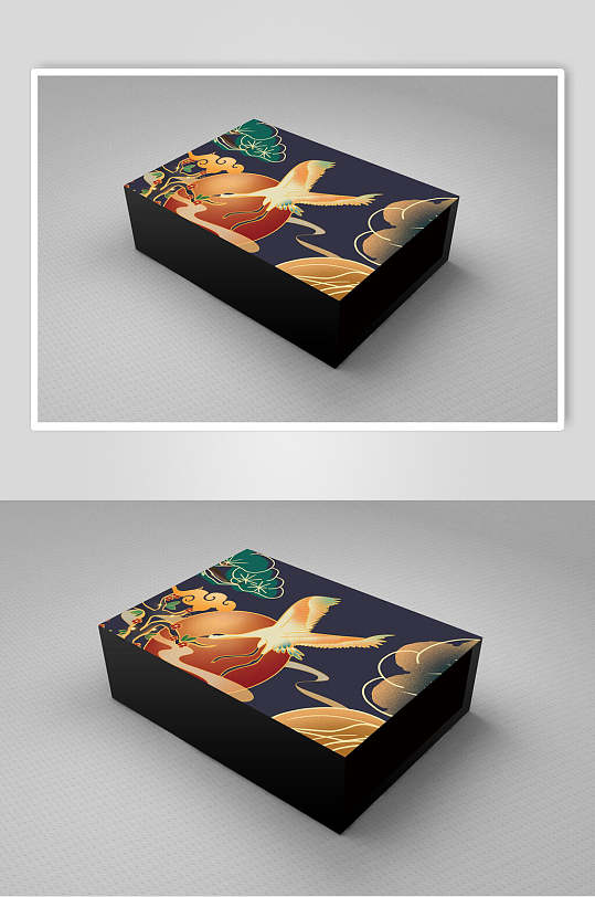 国风礼盒包装礼盒样机-众图网