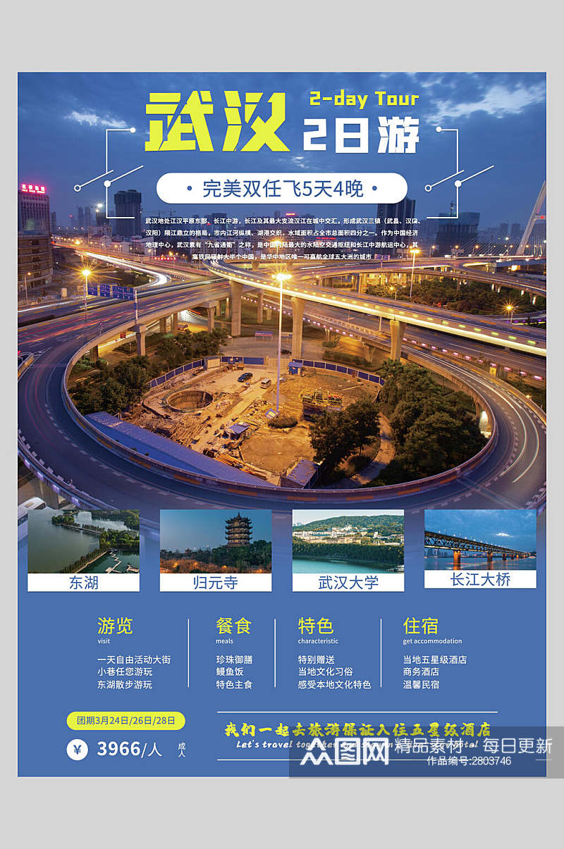武汉旅游宣传海报素材