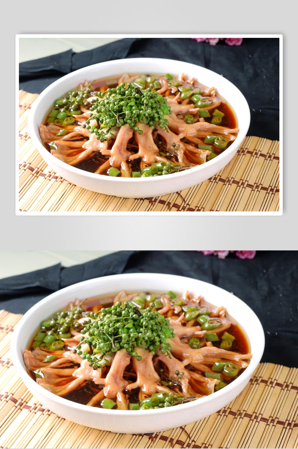 鲜椒鸭掌美食图片素材