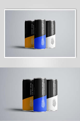 创意个性易拉罐饮料包装样机