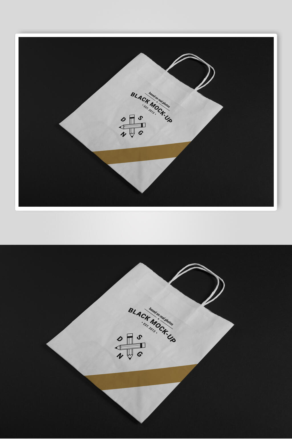 品牌牛皮纸袋VI样机素材