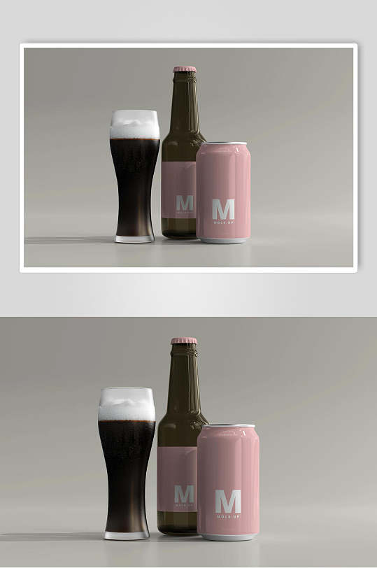 粉色瓶子样机图片-粉色瓶子样机设计素材-粉色瓶子样机模板下载-众图