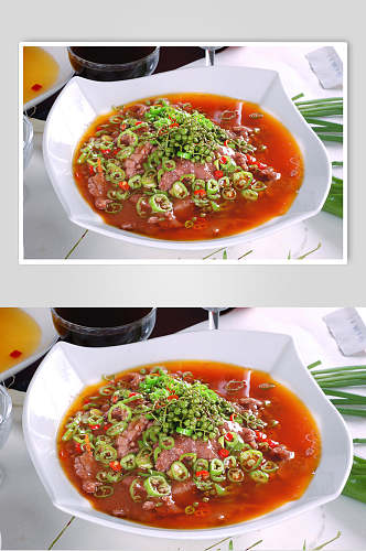 鲜椒牛柳美食图片