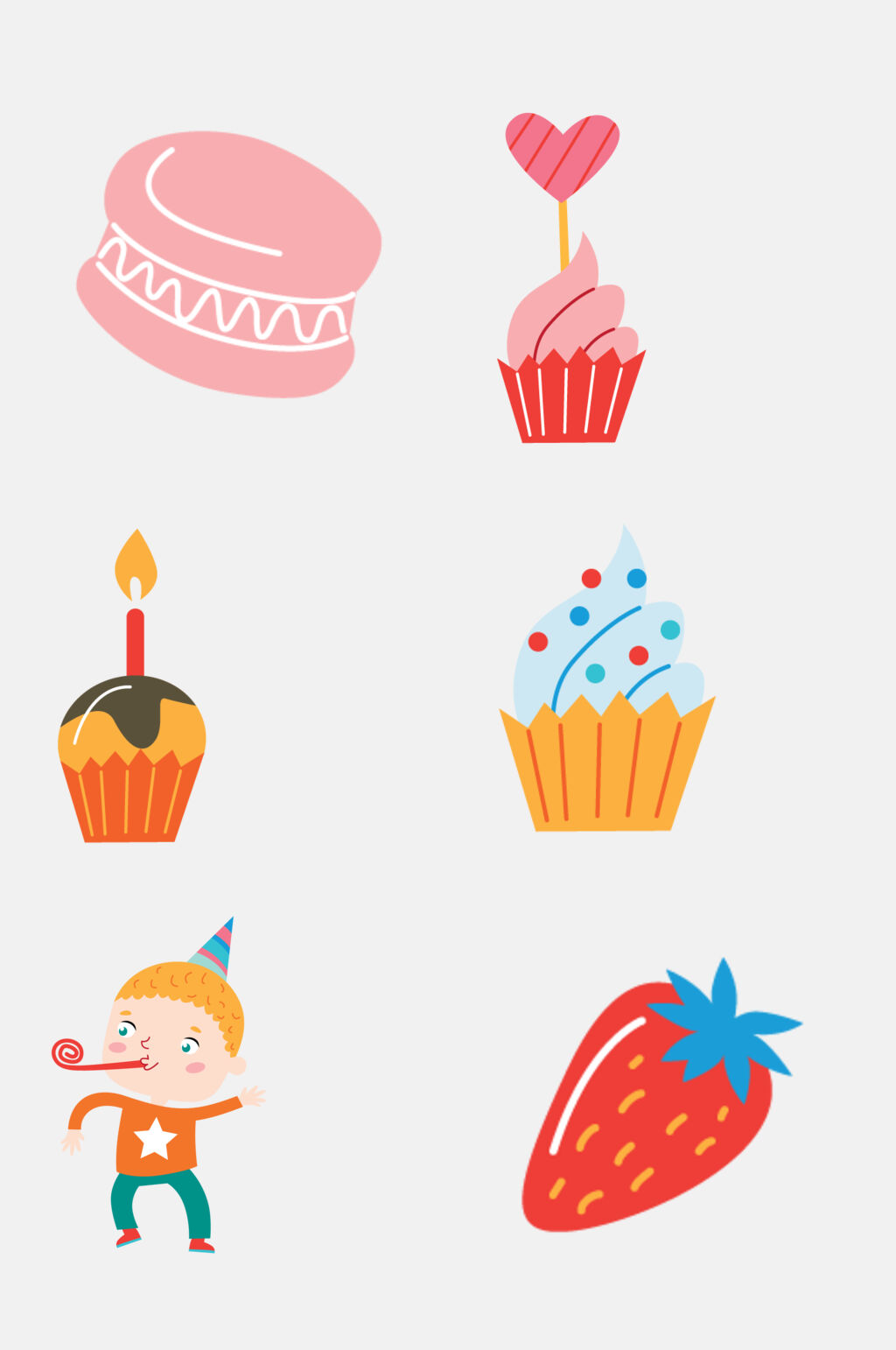 蛋糕生日宴派对免抠素材素材