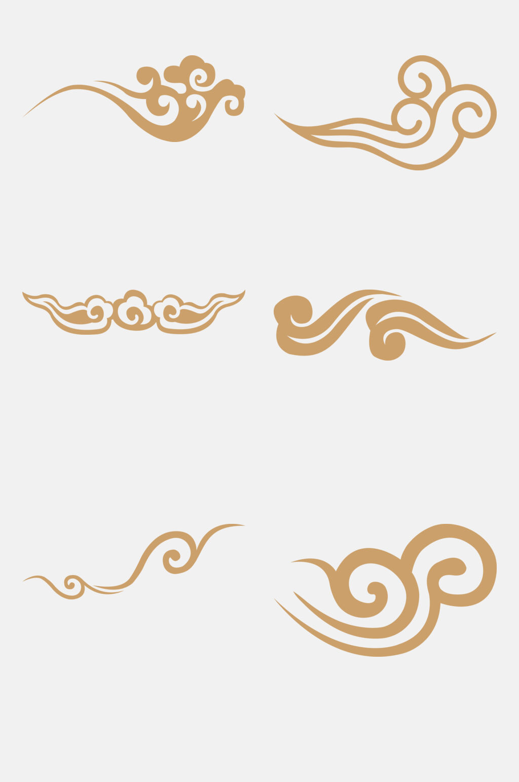 中国风祥云免抠元素素材