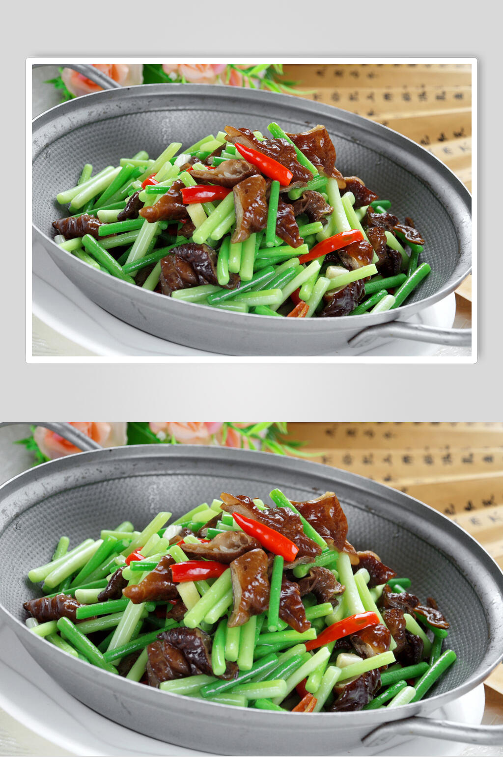 湘锅腊肥肠美食图片素材