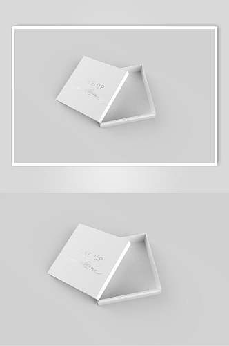 立体方形英文字母花纹个性纸盒样机