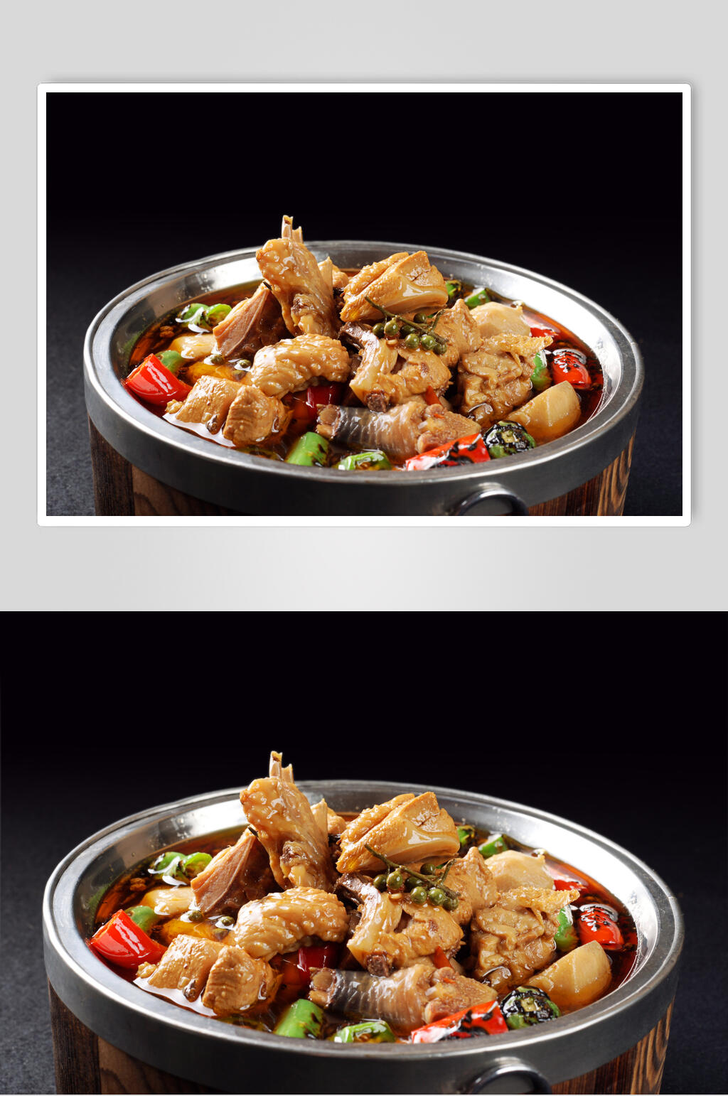 土匪鸡美食图片素材