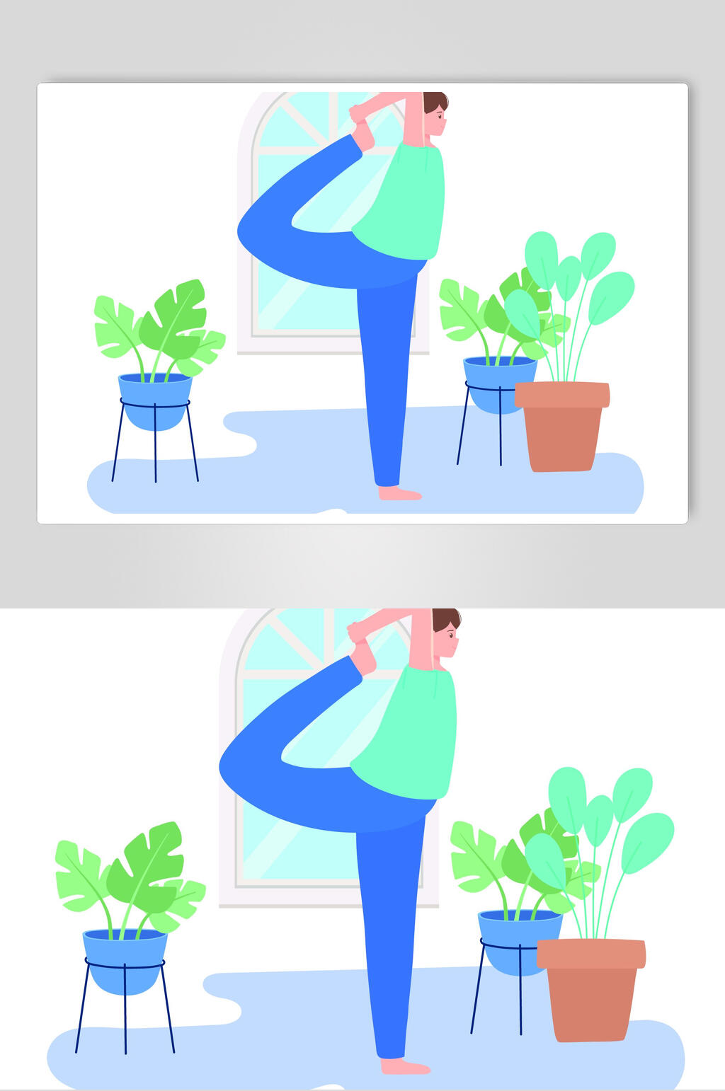 休闲生活人物矢量素材素材