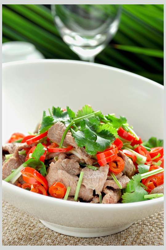 湘炒黄牛肉美食图片