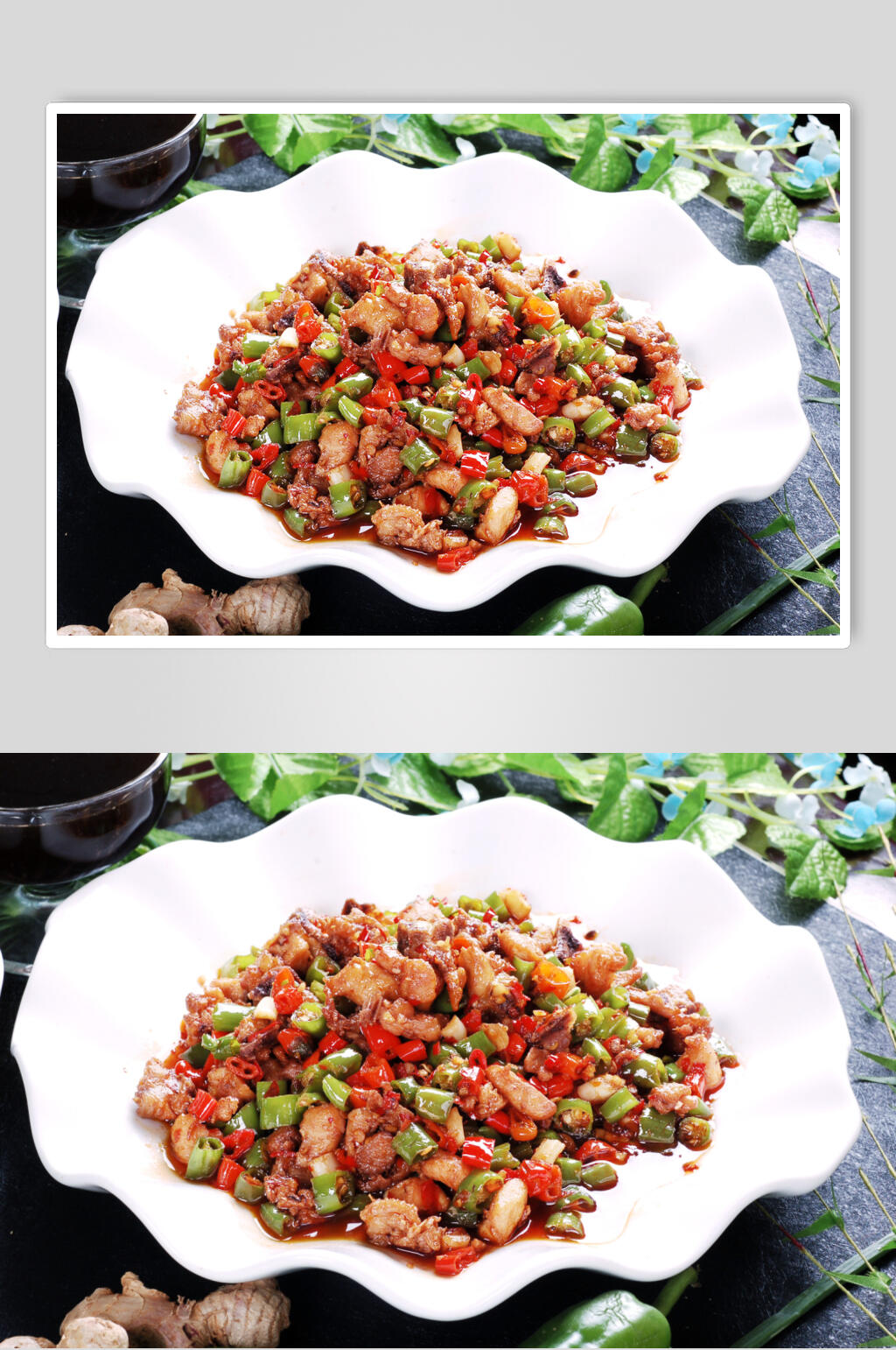 小煎鸡美食图片素材
