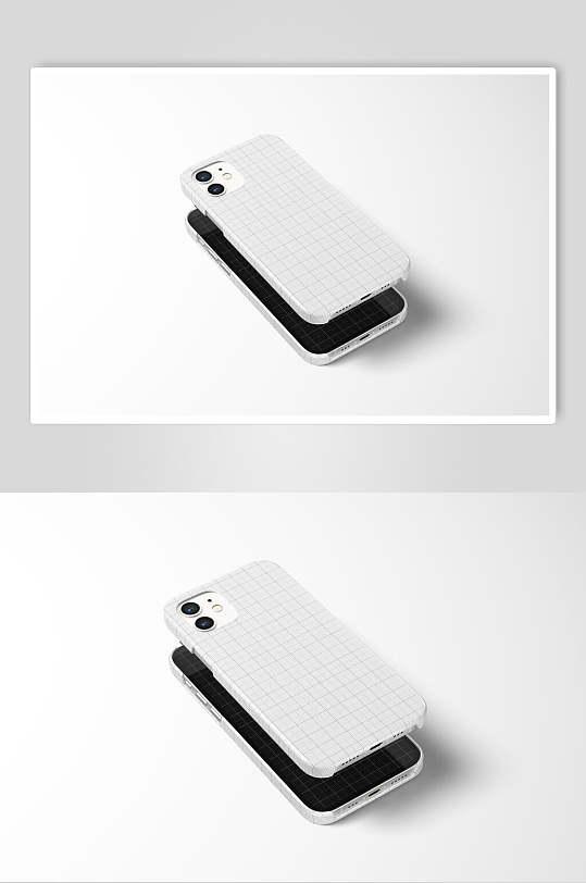 白色软胶手机壳样机