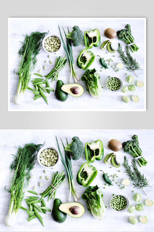 清新绿色蔬菜青菜餐饮高清图片
