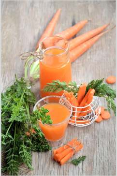 健康美味胡萝卜汁食品图片