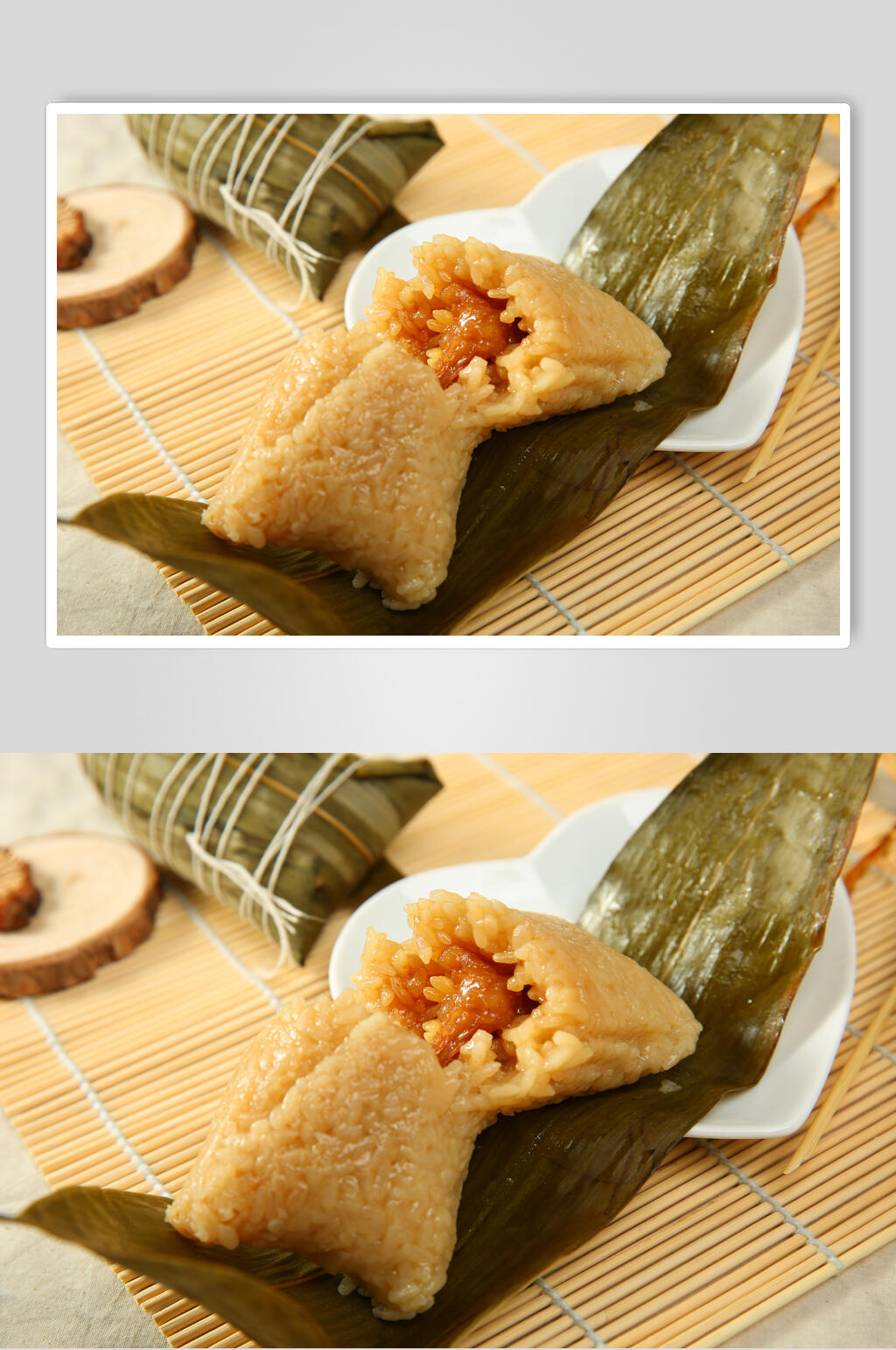 咸蛋黄棕子美食摄影图片素材