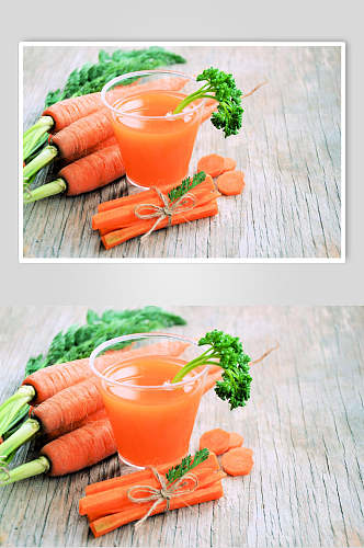 美味胡萝卜汁食品摄影图片