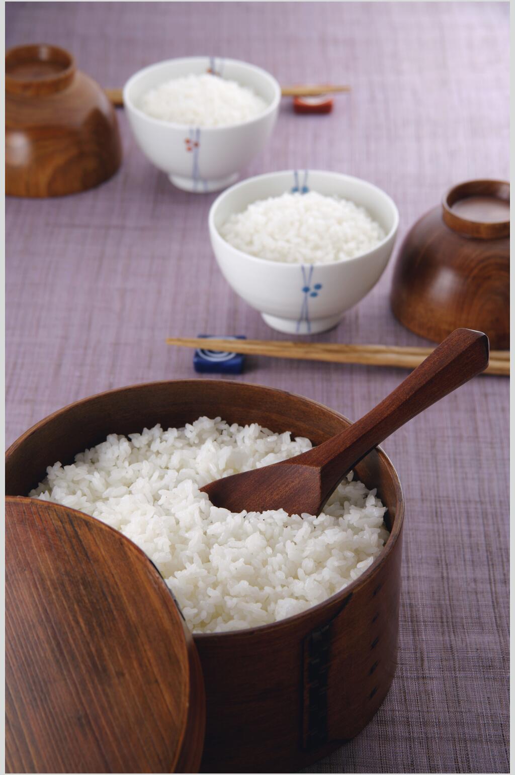 招牌木桶饭米饭食品高清图片素材