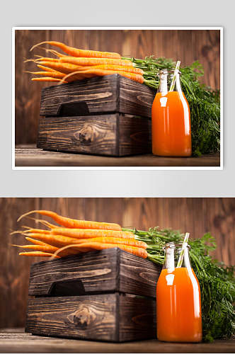 生态胡萝卜汁食品图片