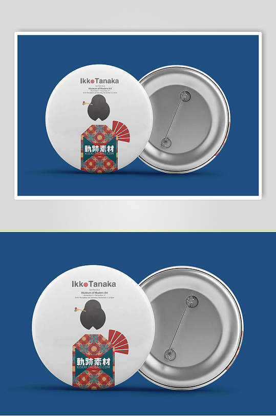 针扣高端文创产品样机