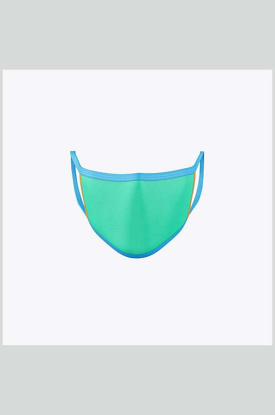 绿色口罩样机图片-绿色口罩样机设计素材-绿色口罩样机模板下载