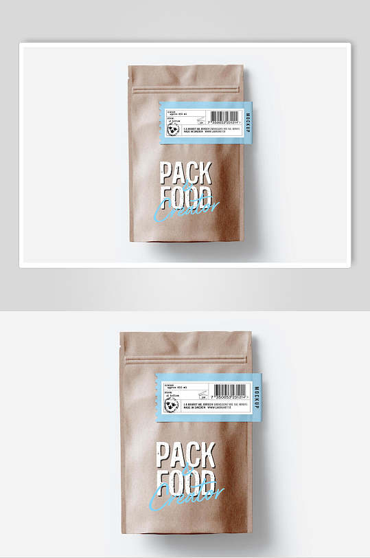 纸袋软袋食品包装样机